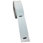 100x38 Termal Karton Raf Etiketi Ortadan Çentikli 10 Rulo