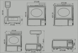 Aclas LS6 Barkodlu Terazi - Görsel 4