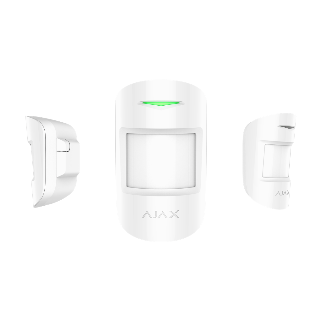 5328-09-WH1_1 AJAX MOTIONPROTECT, Kablosuz, PIR Dedektör, BEYAZ - Görsel 1