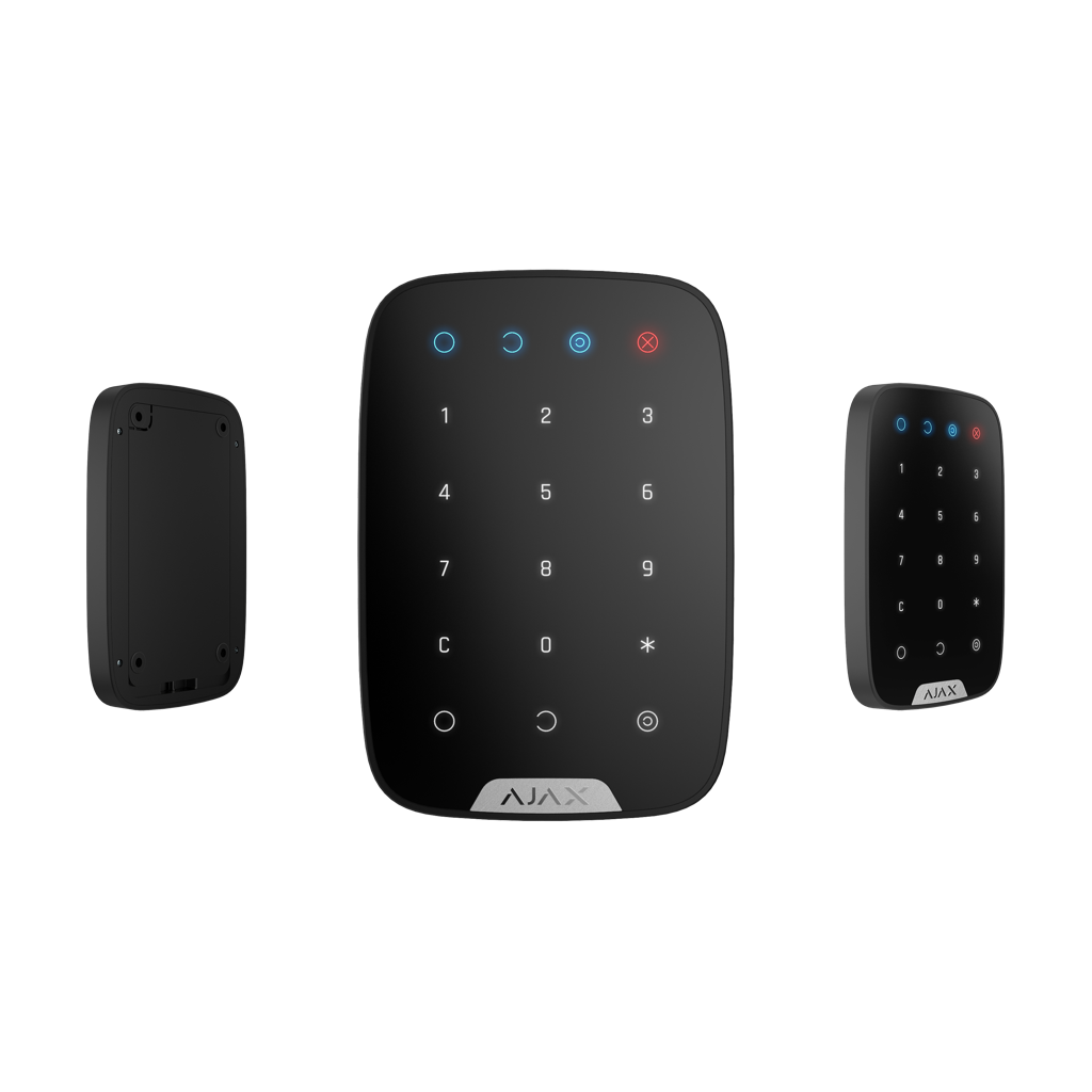 8722-12-BL1_1 AJAX Keypad, Kablosuz, Tuş Takımı, SİYAH - Görsel 1