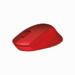 LOGITECH 910-004911, M330 Kırmızı, USB Nano 2,4G Kablosuz, 1000dpi, Optik, 3 Tuşlu, 24ay Pil Ömrü, Sessiz Mouse - Görsel 3