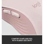 LOGITECH 910-006254, M650 Signature, Rose, Sağ El, USB Nano 2,4G Kablosuz, 4000dpi, Optik, 5 Tuşlu, 24ay Pil Ömrü, Sessiz Mouse - Görsel 2