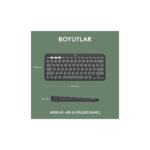 LOGITECH K380S, Pebble Keys 2,  Siyah, 920-011859, Bluetooth, Türkçe, Q, Multimedya, Mini Klavye - Görsel 4