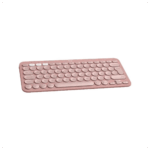 LOGITECH K380S, Pebble Keys 2,  Rose, 920-011861, Bluetooth, Türkçe, Q, Multimedya, Mini Klavye - Görsel 3