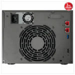 ASUSTOR AS6706T, 8Gb DDR4 Ram, 6 Yuvalı (6x22TB Destek), 4xM.2, PCI-e, 2x2.5GbE Network, 3xUSB 3.2, Tower NAS (Yedekleme) Cihazı - Görsel 5