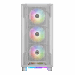 GAMDIAS ATHENA M6 Lite WH, 850W, 80+ Bronze, Tempered Glass, Mesh, ARGB, ATX, White Edition, GAMING KASA - Görsel 2