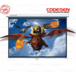 Codegen AX-20 STORLU PROJEKSİYON PERDESİ 200x200 (Arkası Siyah Fonlu - Duvar/Tavan Asılabilir)