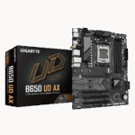 GIGABYTE B650 UD AX, 4xDDR5, 3xM.2, DP, HDMI, Type-C, Wi-Fi 6E, Bluetooth v5.3, AM5 Soket GAMING Anakart