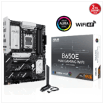 ASUS B650E MAX GAMING WIFI, 4xDDR5, 3xM.2, DP, HDMI, Type-C, Wi-Fi 6E, Bluetooth v5.3, AM5 Soket Gaming Anakart