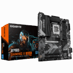 GIGABYTE B760 GAMING X GEN5, 4xDDR5, 3xM.2, DP, HDMI, Type-C, 13-14.Nesil, LGA1700 Soket, GAMING Anakart
