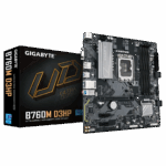 GIGABYTE B760M D3HP DDR5, 4xDDR5, 2xM.2, DP, HDMI, VGA, 12-13.14.Nesil, LGA1700 Soket, Anakart