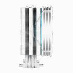 GAMDIAS BOREAS E1-410 WH, White Edition, 120mm, CPU Kule Tipi Hava Soğutma, Doğrudan Temas Teknolojisine Sahip 4 adet Gelişmiş Bakır Isı Borusu (AMD AM4-AM5 ve INTEL Tüm işlemciler ile uyumlu) - Görsel 4