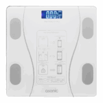 ASONIC BS260, Beyaz, Bluetooth Destekli, Baskül. LCD Gösterge, 260x260mm, 180Kg a kadar ölçme. - Görsel 2