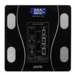 ASONIC BS260, Siyah, Bluetooth Destekli, Baskül. LCD Gösterge, 260x260mm, 180Kg a kadar ölçme. - Görsel 2