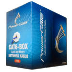 POWERGATE CAT6-BOX-BL, 23AWG 0,57mm, UTP, CAT6 Kablo, 305m, Mavi - Görsel 2