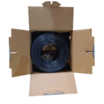 POWERGATE CAT6-OUT-CCA, Outdoor (Dış Mekan), Polietilen, 23AWG 0.57mm, UTP, CAT6, CCA Kablo, 305m, Siyah - Görsel 3