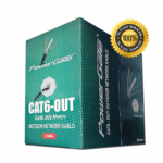 POWERGATE CAT6-OUT-COPPER, Outdoor (Dış Mekan), Polietilen, 23AWG 0.57mm, UTP, CAT6, %100 Bakır Kablo, 305m, Siyah - Görsel 2