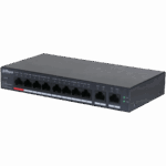 DAHUA CS4010-8ET-110, 8 Port, Megabit, PoE 110W, 2 Port Uplink, Cloud Yönetilebilir, Switch