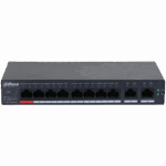 DAHUA CS4010-8ET-110, 8 Port, Megabit, PoE 110W, 2 Port Uplink, Cloud Yönetilebilir, Switch - Görsel 2