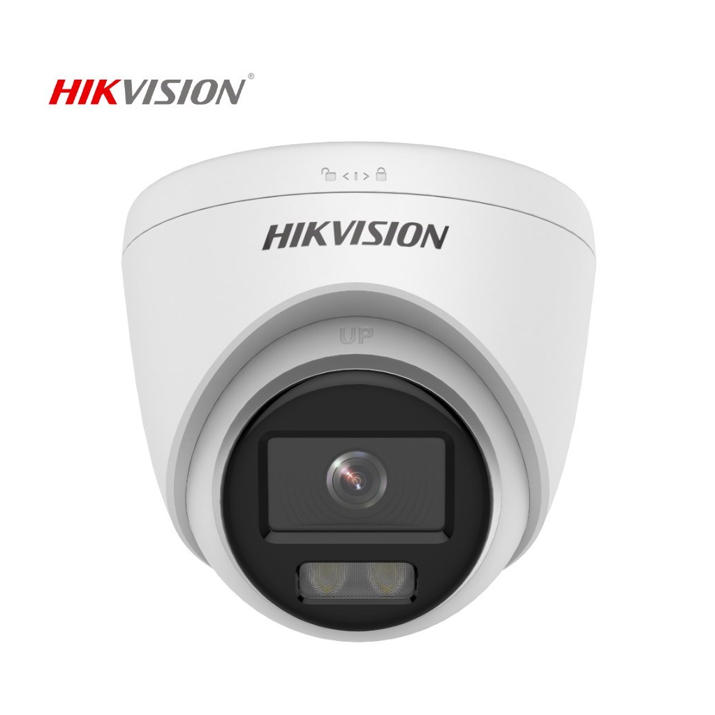 DS-2CD1327G0-LUF_1 HIKVISION DS-2CD1327G0-LUF 2Mpix, 2,8mm Lens, H265+, 30Mt Gece Görüşü, Dahili Mikrofon, Color Vu Lite, Full Time Color, Dome IP Kamera - Görsel 1
