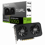 ASUS DUAL-RTX5050-O8G, 8Gb, 128Bit, GDDR6, 1xHDMI, 3xDP GAMING Ekran Kartı