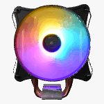 GAMDIAS BOREAS E1-410 Lite, ARGB, 120mm, CPU  Kule Tipi Hava Soğutma, Doğrudan Temas Teknolojisine Sahip 4 adet Gelişmiş Bakır Isı Borusu (AMD AM4 ve INTEL Tüm işlemciler ile uyumlu) - Görsel 2