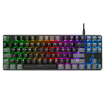 ACER eMachines, EAK87, Siyah/Gri, USB Kablolu, RGB Backlight, RED Switch, Mekanik, Türkçe Q, 87 Tuşlu, Gaming Klavye