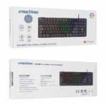 ACER eMachines, EAK87, Siyah/Gri, USB Kablolu, RGB Backlight, RED Switch, Mekanik, Türkçe Q, 87 Tuşlu, Gaming Klavye - Görsel 5