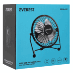 EVEREST EFN-482, Metal Kanat, Masaüstü, USB, Vantilatör - Görsel 5