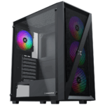 Xigmatek EN40979, BLADE, 650W 80+, Mesh Panel, Tempered Glass, Rainbow, ATX GAMING KASA