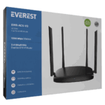 EVEREST EWR-AC5-V3, AC1200, 1200Mbps, Dual Band Wifi, 4Port, 1 WAN, Masaüstü, Megabit, WISP, Repeater, Router, Access Point - Görsel 5
