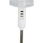 EVEREST FAN10, BEYAZ, EcoWind, 3 Kademeli Hız, 40cm 3 Kanat Pervane ve Çerçeve, 45W, Otomatik Salınım, Yükseklik Ayarlı Vantilatör - Görsel 4