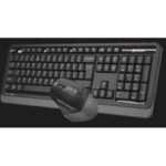 A4 TECH FG1035, Gri, FSTYLER, 2.4Ghz Kablosuz, Türkçe Q, Klavye Mouse Set - Görsel 2