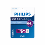 PHILIPS FM64FD05B, 64GB, USB 2.0, Vivid, Mor, Flash Disk
