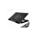 FRISBY FNC-35ST 14cm Fan, 10"-17" Notebook Soğutucu, 5 Kademeli Stand, Mavi Ledli (Siyah)