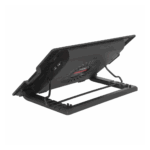 FRISBY FNC-35ST 14cm Fan, 10"-17" Notebook Soğutucu, 5 Kademeli Stand, Mavi Ledli (Siyah) - Görsel 4