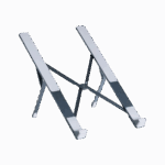 FRISBY FNC-5135ST, 10"-17.3" Taşınabilir,  Katlanır, Notebook Standı, 5 Kademeli Ayarlanabilir Yükseklik, Alüminyum (Gri-Mavi)