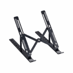 FRISBY FNC-5155ST, 10"-15.6" Taşınabilir,  Katlanır, Notebook Standı, 7 Kademeli Ayarlanabilir Yükseklik, Alüminyum (Siyah)