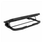 FRISBY FNC-5230ST (2x12,5cm 2x7cm) 4 Fan, 10"-17" Notebook Soğutucu, 5 Kademeli Stand, 3 Farklı Program, Ayarlanabilir Hız, Mavi Ledli (Siyah) - Görsel 5