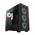 GAMDIAS ATHENA M3, 2000W,  Tempered Glass, Type-C, Mesh Ön Panel, ARGB, ATX, Professional GAMING KASA - Görsel 2