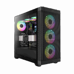 GAMDIAS ATHENA M3, 750W, 80+ Bronze, Tempered Glass, Type-C, Mesh Ön Panel, ARGB, ATX, GAMING KASA