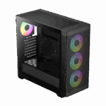 GAMDIAS ATHENA M3, 850W, 80+ Bronze, Tempered Glass, Type-C, Mesh Ön Panel, ARGB, ATX, GAMING KASA - Görsel 2