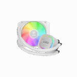 GAMDIAS AURA GL120 V2 WH, White Edition, 120mm,  RGB, 1 Fanlı, CPU Sıvı Soğutma - Görsel 3