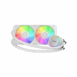 GAMDIAS AURA GL240 V2 WH, White Edition, 240mm,  RGB, 2 Fanlı,CPU Sıvı Soğutma - Görsel 3