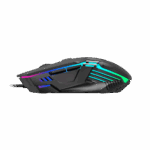 GAMDIAS AURA GS4, Çok Renkli Aydınlatma,  USB Kablolu, 6 Tuşlu, Gaming Mouse, 3.600 DPI, Siyah - Görsel 3