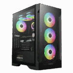 GAMDIAS TALOS E2 Elite, 850W, 80+ Bronze, Tempered Glass, ARGB, ATX GAMING KASA