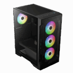 GAMDIAS TALOS E2 Elite, 850W, 80+ Bronze, Tempered Glass, ARGB, ATX GAMING KASA - Görsel 3