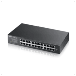 ZyXEL GS1100-24E V3, 24 Port, GigaBit, Yönetilemez, Sessiz, Rackmount Switch
