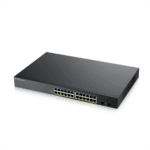 ZyXEL GS1900-24HP V2, 24 Port, GigaBit, PoE 170W, 2 Port GigaBit SFP, Yönetilebilir, Rackmount Switch - Görsel 2