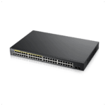 ZyXEL GS1900-48HP V2, 48 Port, Gigabit, 24 Port PoE 170W, 2 Port GigaBit SFP, Yönetilebilir, Rackmount Switch - Görsel 4